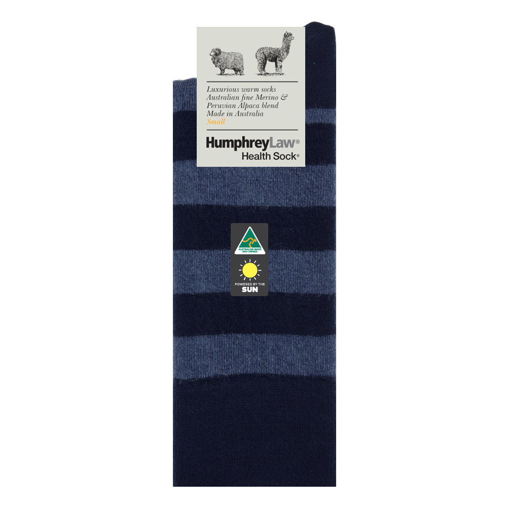 Humphrey Law Alpaca &amp; Merino Stripe Socks