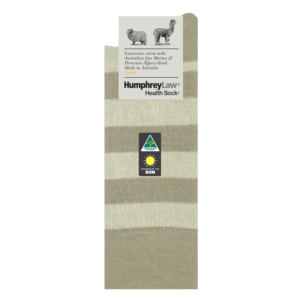 Humphrey Law Alpaca &amp; Merino Stripe Socks