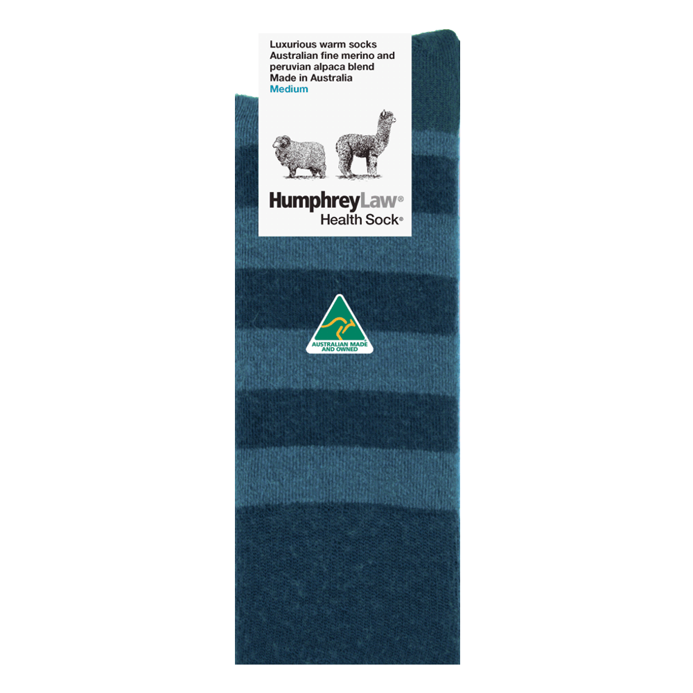 Humphrey Law Alpaca &amp; Merino Stripe Socks