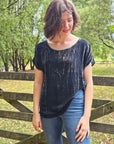 Her Shed Scoop Velvet Tee