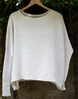 Luna Cotton Ribbed Crew