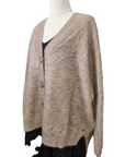 Mia Fratino Mae Brushed Cashmere Cardigan