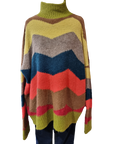 Contrast Chevron Alpaca Sweater by Lorena Laing